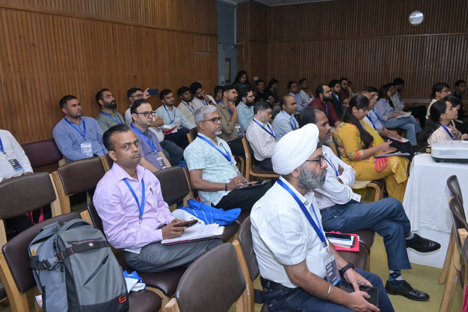 Delegates attentively following the Masterclass session